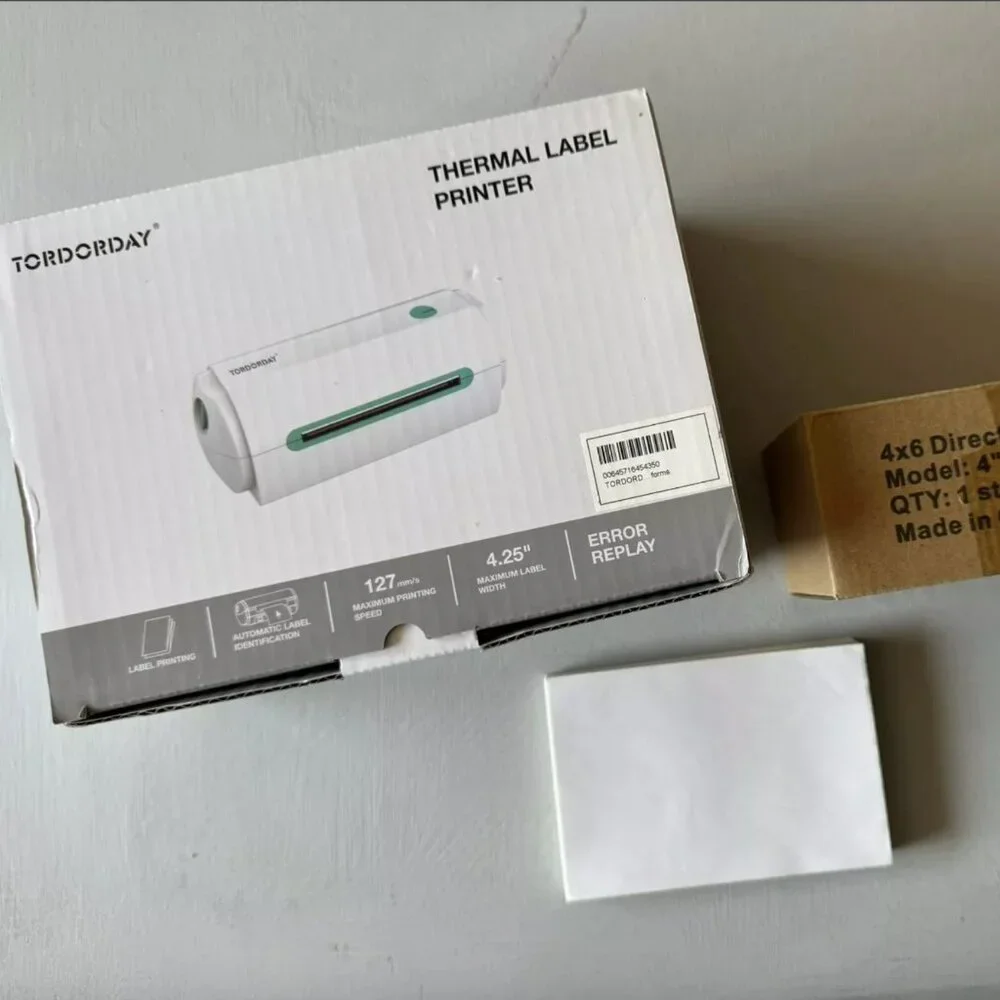 NWT TORDORDAY USB Thermal Label Printer 4x6inch